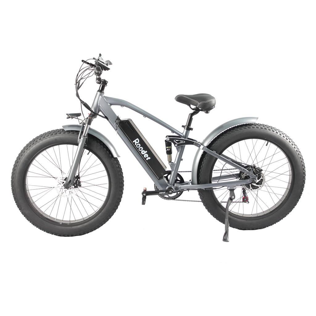 Rooder electric moutain bike r809-s7 48v 15ah silver color for sale